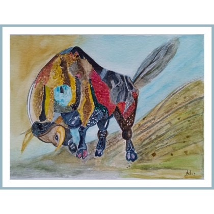 Fernando. /320x240 mm/, Bogumiła Szufnara, obrazy akwarela