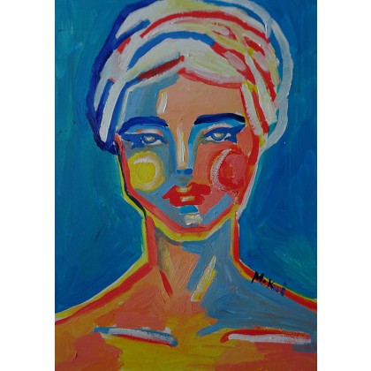 Marlena Kuć - obrazy olejne - portret kobiety foto #2