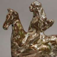ANIOŁ. RZEŹBA CERAMICZNA.