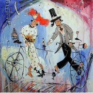 Zakochani bicyklianie...