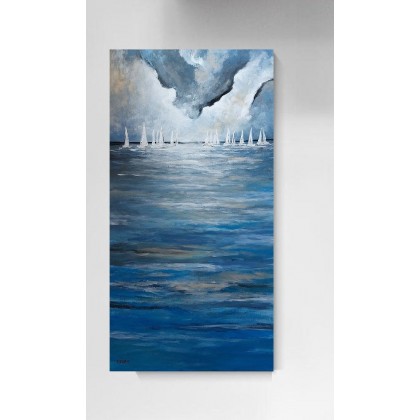 Morze -obraz akrylowy, Paulina Lebida, obrazy akryl