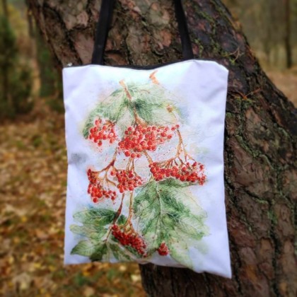 Małgorzata Domańska ART - torby na zakupy - Torba ekologiczna. Jarzębina foto #1