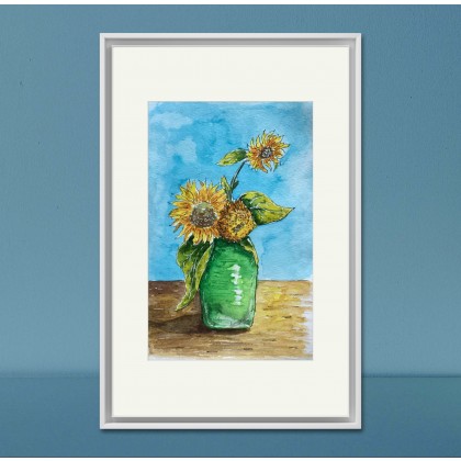 Prawie Van Gogh (replikacja), Yunona Kucherevska, obrazy akwarela