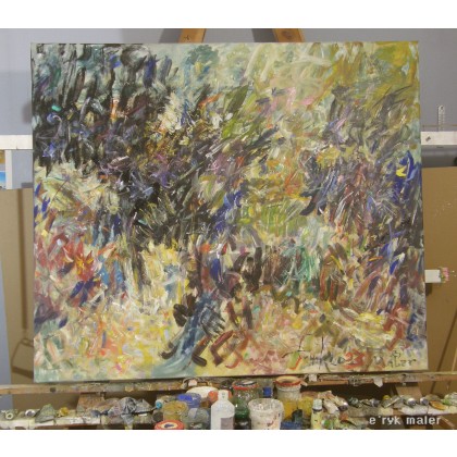 Eryk Maler - obrazy olejne - W koronach drzew, 120x140 cm foto #2