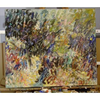 Eryk Maler - obrazy olejne - W koronach drzew, 120x140 cm foto #4