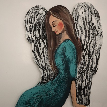 Anawa-art - anioły i aniołki - Anioł w turkusach... foto #3