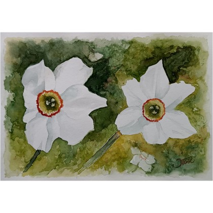 Wiosenna świeżość, Akwarela A4, Joanna Tomczyk, obrazy akwarela