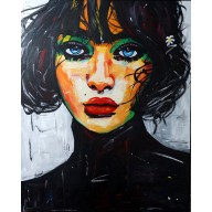 DZiewczyna w golfie 80x100