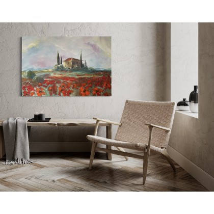 4mara - wydruki na płótnie - Toskania, Val dOrcia. Giclee foto #1