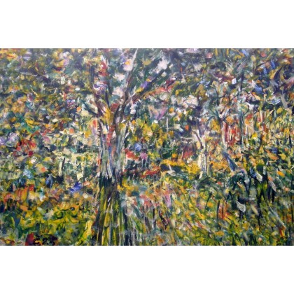 Eryk Maler - obrazy olejne - W sadzie, 70x100, 2023/24 foto #1