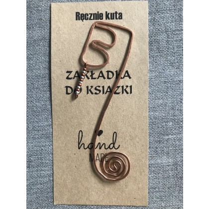 Zakładka do książki Hand Made ręcznie kuta Litera B, Beata Rudecka, drobne upominki