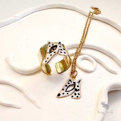 Buggy Jewels - pierścionki - Mosiężna Obrączka z Dalmatyńczykiem foto #1