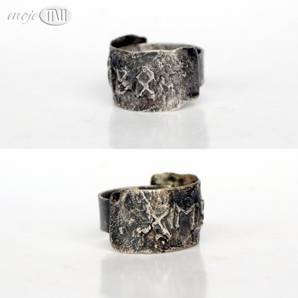 Moje MW - pierścionki - Runiczny amulet miłości w srebrze 02 foto #1