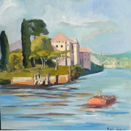 ,,Jezioro Como 50x50 cm