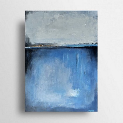 Niebieski sen -obraz akrylowy 50/70 cm, Paulina Lebida, obrazy akryl