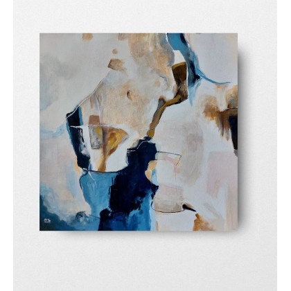 Abstrakcja -obraz akrylowy 60/60 cm, Paulina Lebida, obrazy akryl
