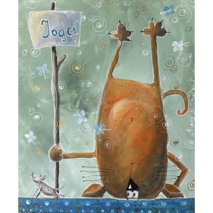 Dzień jogi. Giclee, 4mara, wydruki na płótnie