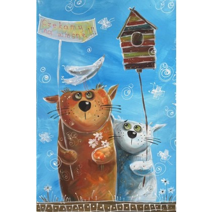 Czekamy na wiosnę. Giclee, 4mara, wydruki na płótnie