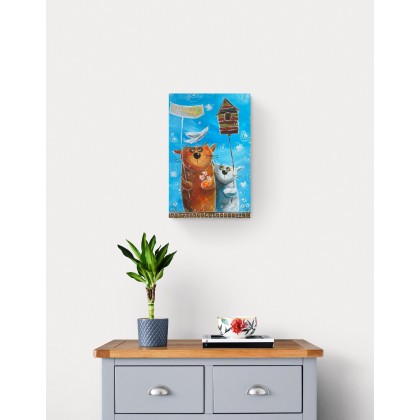 4mara - wydruki na płótnie - Czekamy na wiosnę. Giclee foto #1