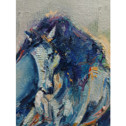 Justyna Zielonka - obrazy olejne - KONIK 1 foto #2