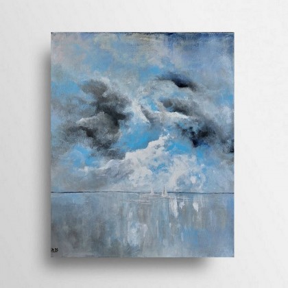 Morze-obraz akrylowy 50/60 cm, Paulina Lebida, obrazy akryl
