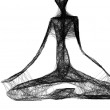 Grafika z ramą - joga (nr 149)