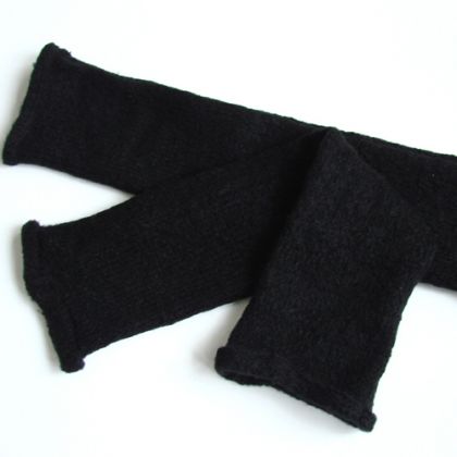 halo-pracownia - mitenki i rękawiczki - czarne getry foto #1