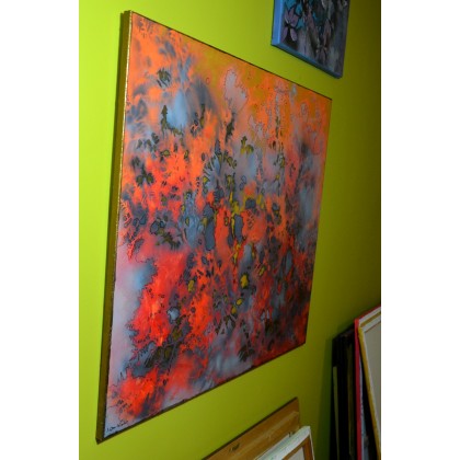Iwona Orzechowska-Wiater - obrazy akryl - W płomieniach foto #1