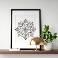 Mandala równowagi grafika