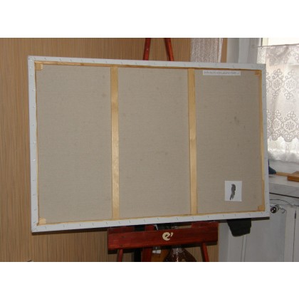 Eryk Maler - obrazy olejne - Gra w polo, 120x80 cm, 2024 foto #4