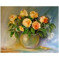 Róże - obraz olejny 40x50