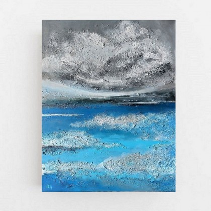 Morze -obraz akrylowy 50/40 cm, Paulina Lebida, obrazy akryl