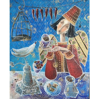 Kawa po turecku. Giclee, 4mara, wydruki na płótnie