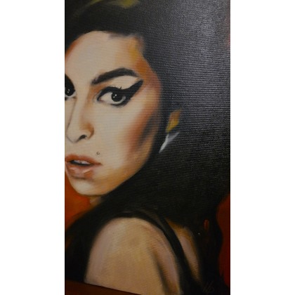 Wiktoria Pydo - obrazy olejne - Amy Winehouse foto #1