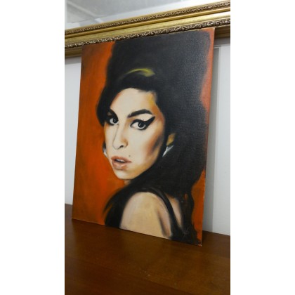 Wiktoria Pydo - obrazy olejne - Amy Winehouse foto #3