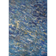 Woda, niebieski obraz, 70x100, 2024
