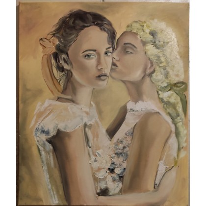 obraz olejny kobiety 50x60, Mirona Kaczmarek, obrazy olejne