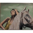 obraz olejny kobieta z koniem 50x60