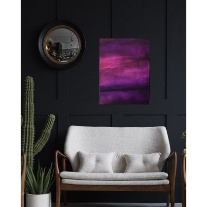 Jessica Popko - obrazy akryl - obraz The Purple Love foto #1