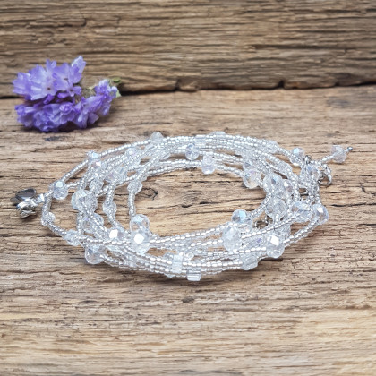 unikatart - bransoletki - Bransoletka Naszyjnik Boholinka Crystal bra24.25 foto #1