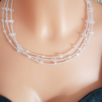 unikatart - bransoletki - Bransoletka Naszyjnik Boholinka Crystal bra24.25 foto #4