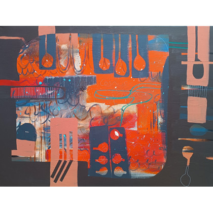 Contratiempo, Marcin Waśka, obrazy akryl