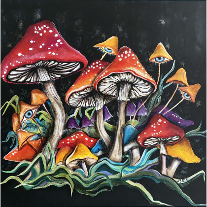 Murshroom, Agnieszka Lorek, obrazy akryl