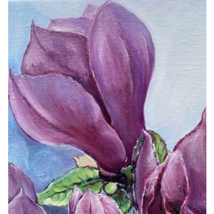 Myroslava Burlaka - obrazy olejne - Kwitnąca magnolia. foto #1