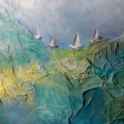 Paulina Lebida - obrazy akryl - Morze-obraz akrylowy 40/50 cm foto #2