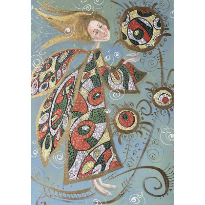 Kwiatek szczęścia. Giclee, 4mara, wydruki na płótnie
