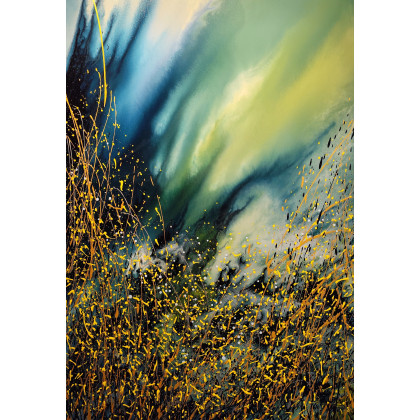 Flame of spring, Felix Guenther, obrazy akryl