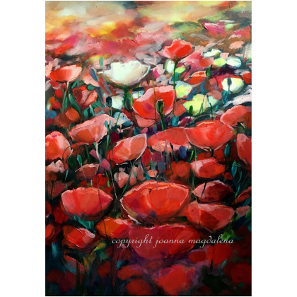 Milczenie (70 cm x 50 cm), Joanna Magdalena, obrazy olejne