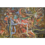 KOBIETA SFINKS, - OGON, 70X100, 2024