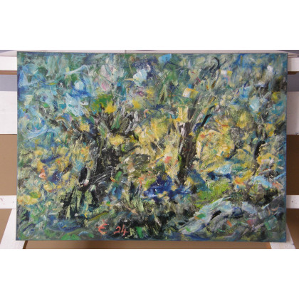 Eryk Maler - obrazy olejne - Wierzby, 70x100 foto #1